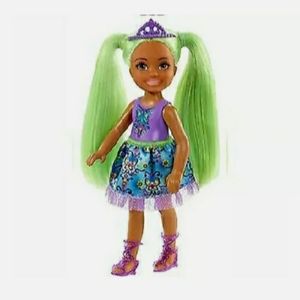 Barbie Dreamtopia Chelsea Sprite Doll Green Hair